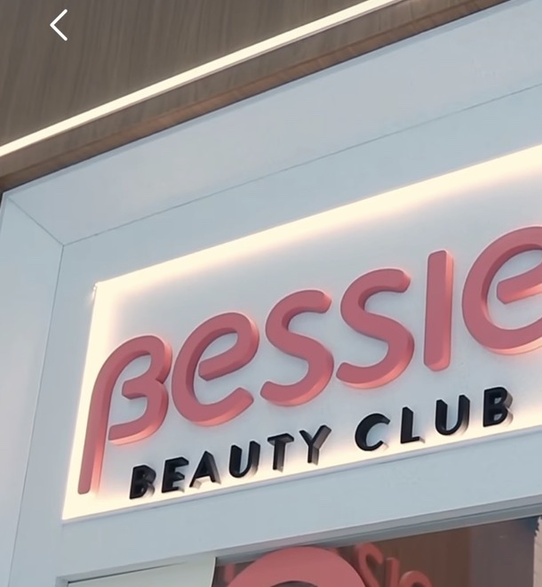 Fachada da Bessie Beauty Club no Praiamar Shopping